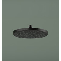 Hoofddouche Hotbath Ace Rond 23 cm Geborsteld Zwart PVD