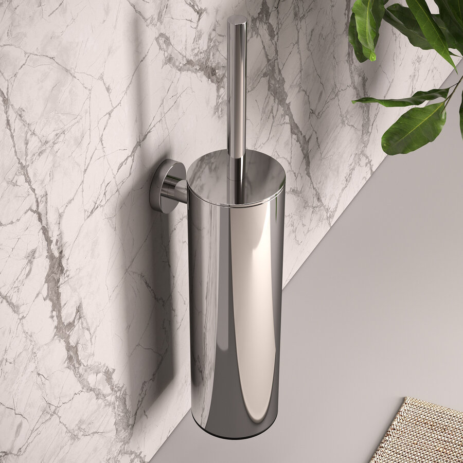 Toiletborstelset Brauer Chrome Wandmontage Chrome