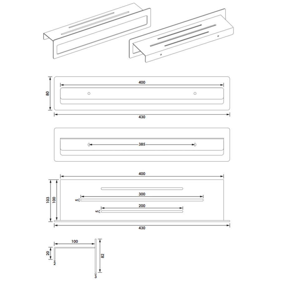 Handoekrek Brauer Gunmetal Edition Met Planchet Gunmetal Geborsteld PVD