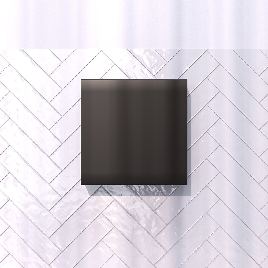 Opbouwnis Brauer Black Edition Met Verborgen Opbergruimte Mat Zwart