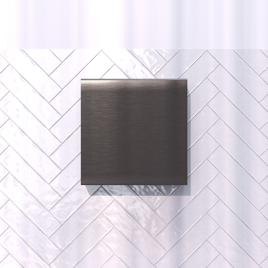 Opbouwnis Brauer Gunmetal Edition Met Verborgen Opbergruimte Gunmetal Geborsteld PVD