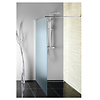 Sapho Inloopdouche Sapho Walk-In 110x190 cm met Muurprofiel Chinchilla Glas