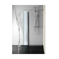 Inloopdouche Sapho Walk-In 100x190 cm met Muurprofiel Chinchilla Glas