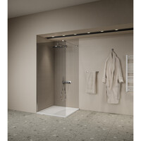 Inloopdouche BWS Elonpa Helder Glas 100x200 cm Chroom