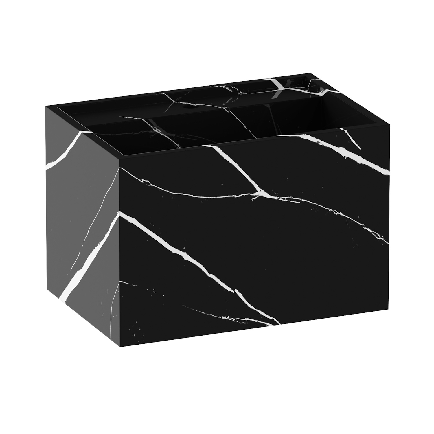 Wastafel Topa Cube 60 Nero Marquina Topa