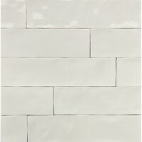 Zellige Blanco Brillo Keramiek 6.2x25 cm Beige (Prijs per M2)