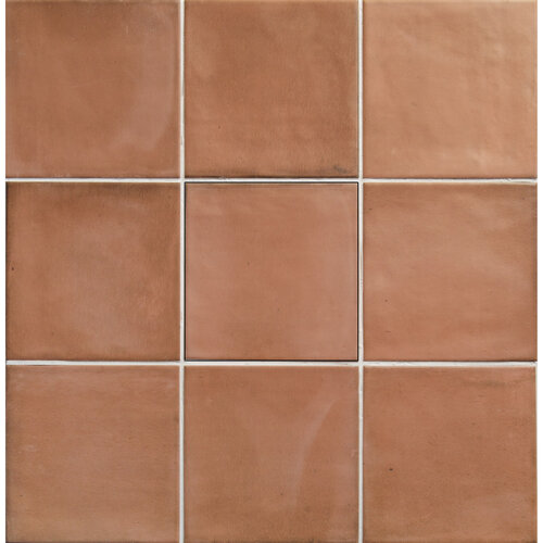 Wandtegel Clay Salmon 12.3x12.3 cm (Prijs per M2) 