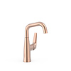 Tres Wastafelmengkraan Tres Fuji 23.6 cm met Draaibare uitloop Mat Rose Gold