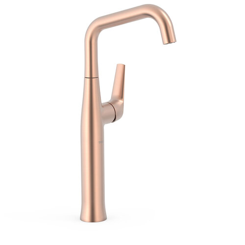 Wastafelmengkraan Tres Fuji 37.2 cm met Draaibare uitloop Mat Rose Gold 