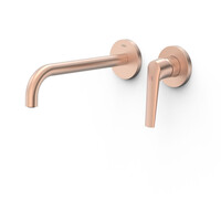 Wastafelkraan Inbouw Tres Fuji 23.7 Cm Mat Rose Gold