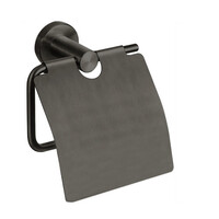 Best-Design "Moya" Toiletrolhouder Met Klep Gunmetal