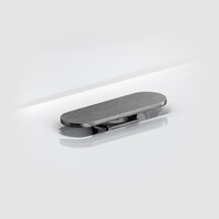 Afvoerplug en sifonaansluiting Clou First Gunmetal Geborsteld PVD