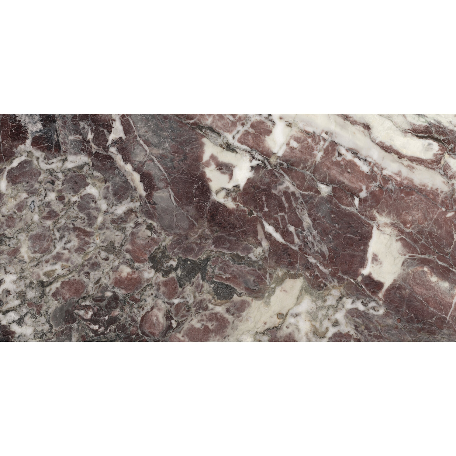 Ape Grupo Vloertegel  Breccia Viola 60x120 cm Gepolijst Rood Marmerlook 