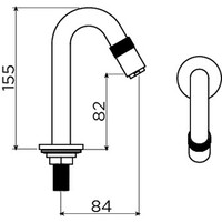 Fonteinset Clou First Incl. Toebehoren Glanzend Wit