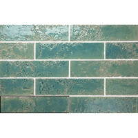 Wandtegel Stardos Pukka 6,4x26 cm Teal Blue (Prijs per M2)