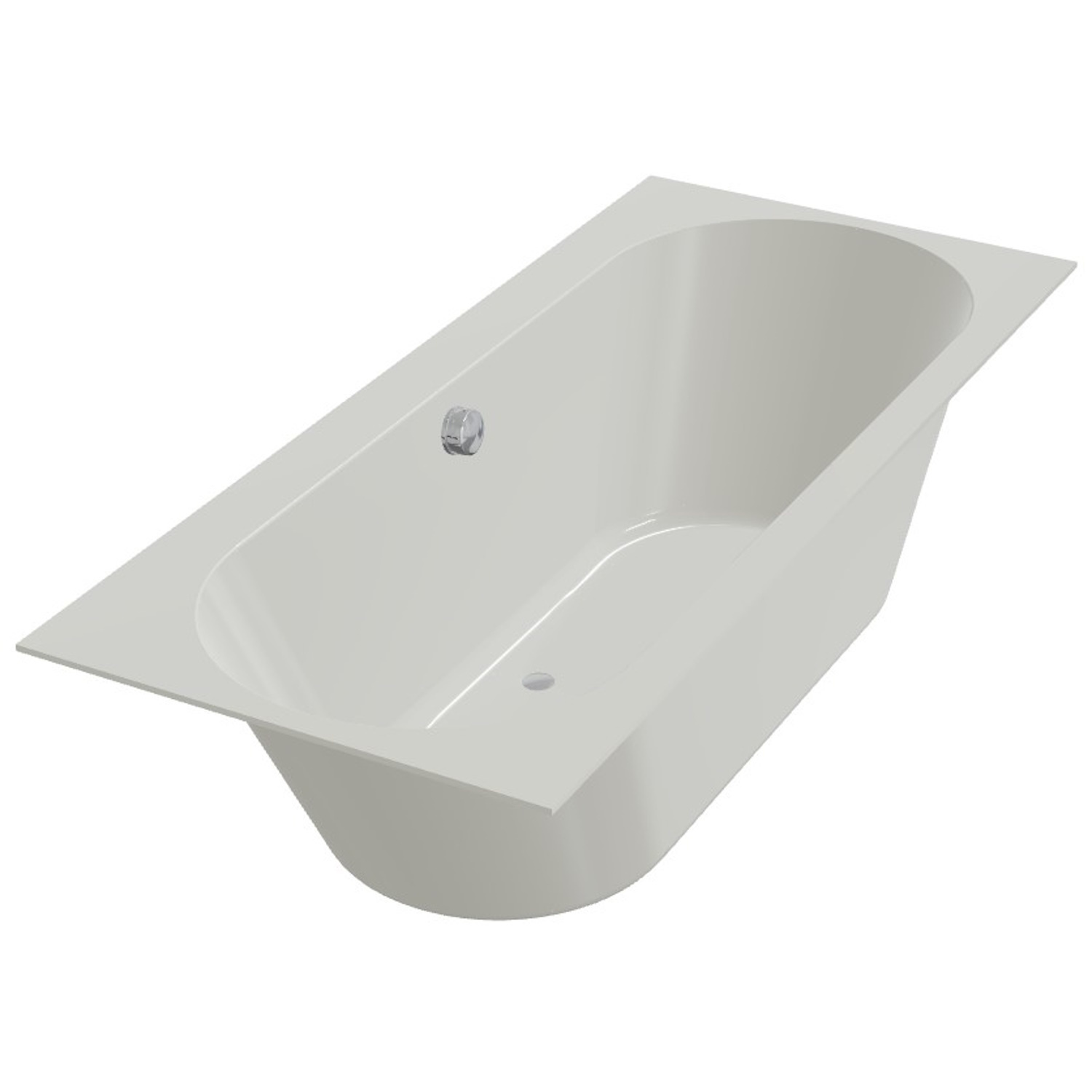 XenZ Ligbad Beterbad Madeira 170x75 cm Inclusief Badpoten Pergamon