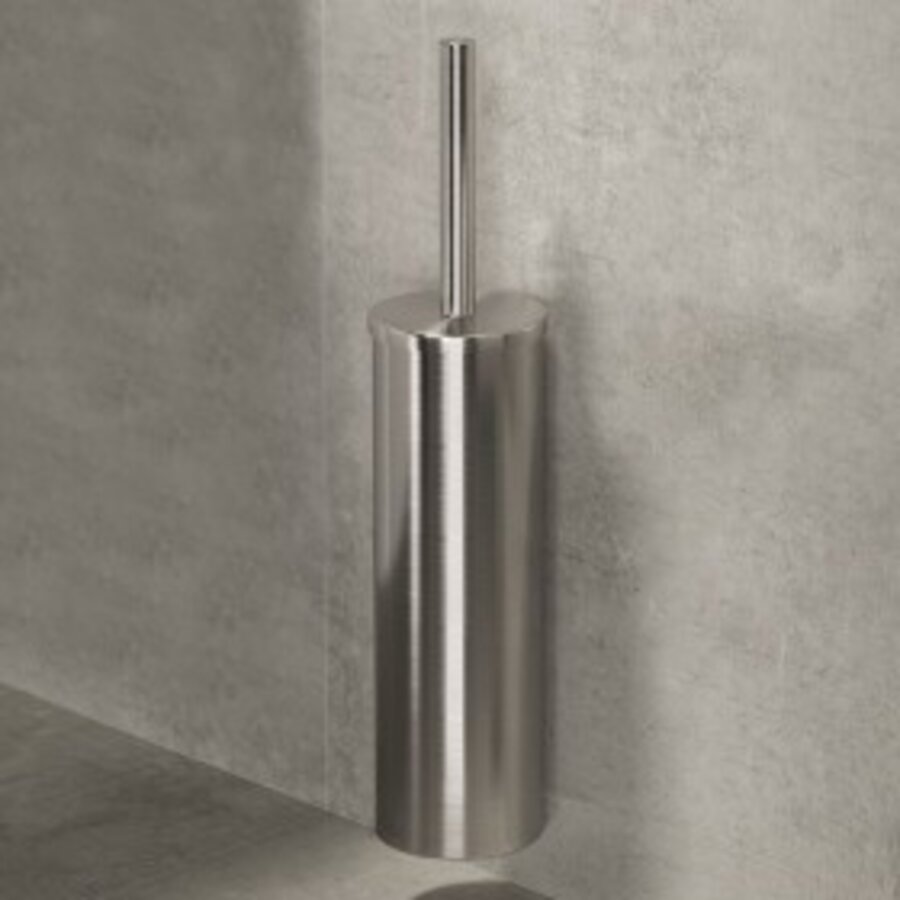 Toiletset Accessoires Geesa Nemox met Toiletborstel Toiletrolhouder en Handdoekhaak RVS