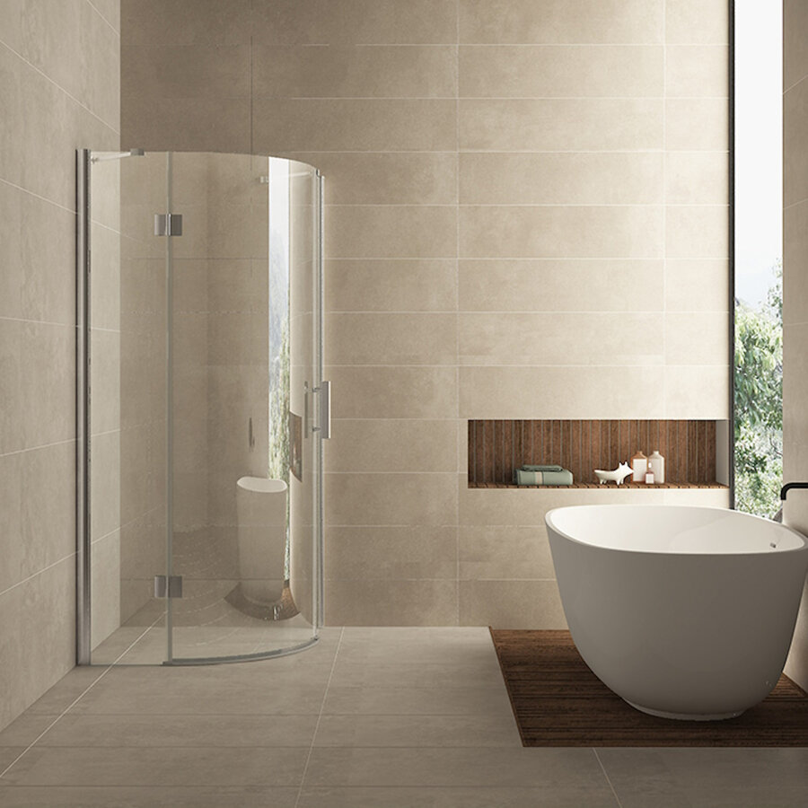 Douchecabine Wiesbaden kwartrond 1 deur LS 90x90cm 8mm NANO coating