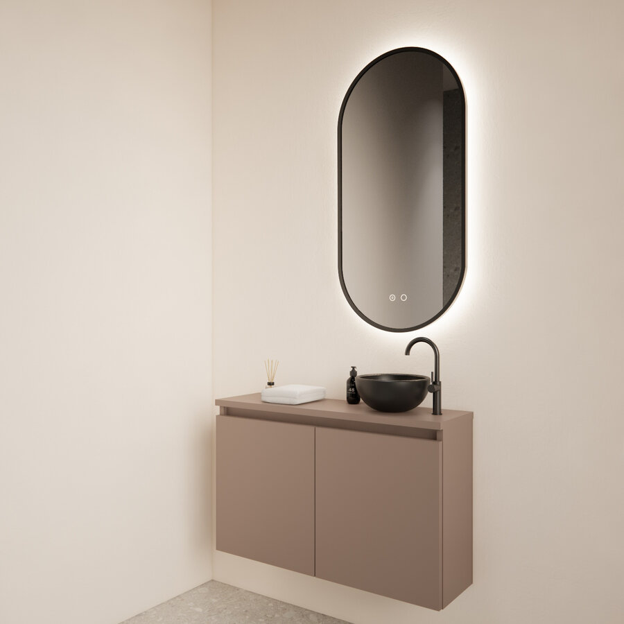 Fonteinmeubel BWS Meadow 80x50 cm Latte Incl. Topplaat