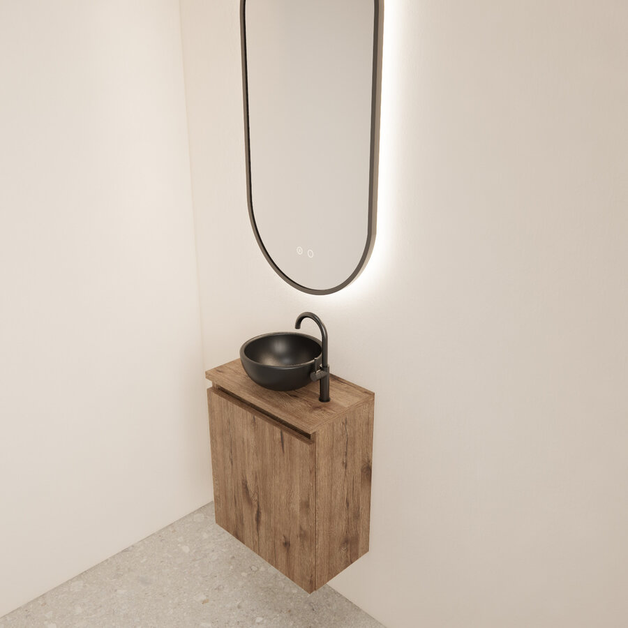 Fonteinmeubel BWS Meadow 40x50 cm Wellington Oak Incl. Topplaat