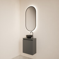 Fonteinmeubel BWS Meadow 40x50 cm Graphite Grijs Incl. Topplaat