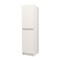 Kolomkast BWS Jupiter 135 cm 2 Deuren Wit