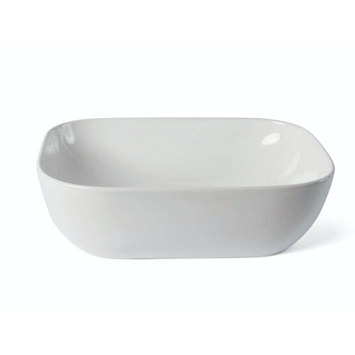 Waskom Luca Sanitair Ceramics Rechthoekig 45,5x45,5x13,5 Keramiek Glans Wit 