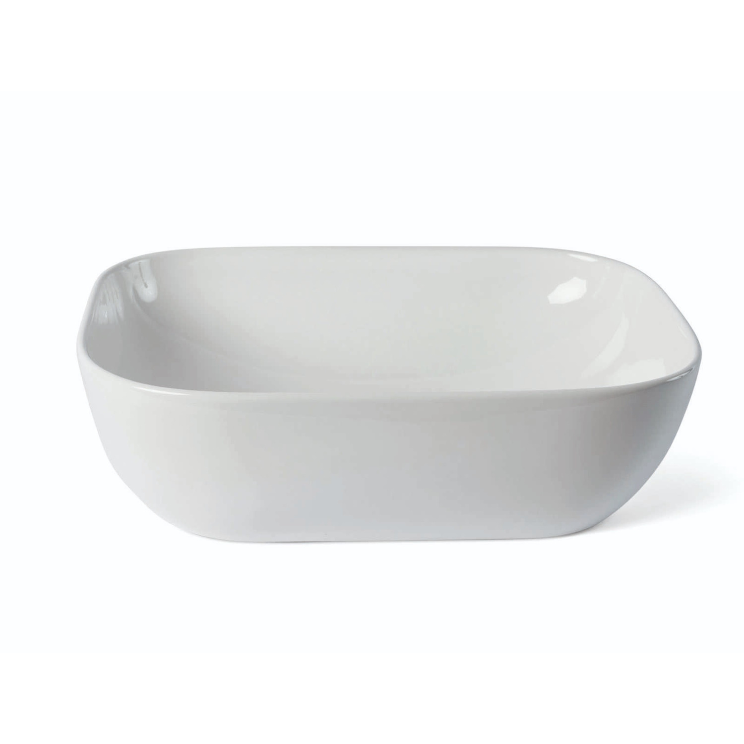 Waskom Luca Sanitair Ceramics Rechthoekig 45,5x45,5x13,5 Keramiek Glans Wit Luca Sanitair