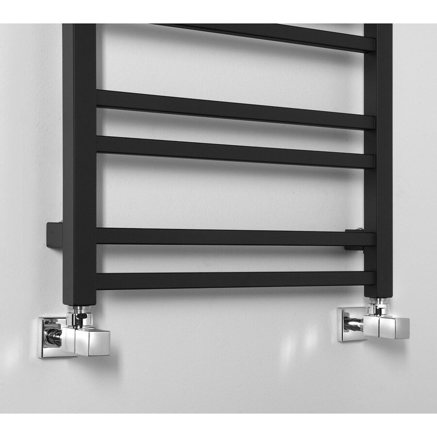 Designradiator Sapho Metro Dos 50x110 cm Mat Zwart