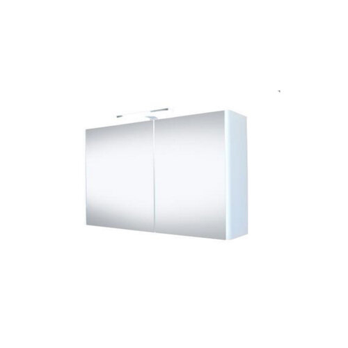 Best-Design "Happy" MDF Spiegelkast + Verlichting 80x60cm Wit 