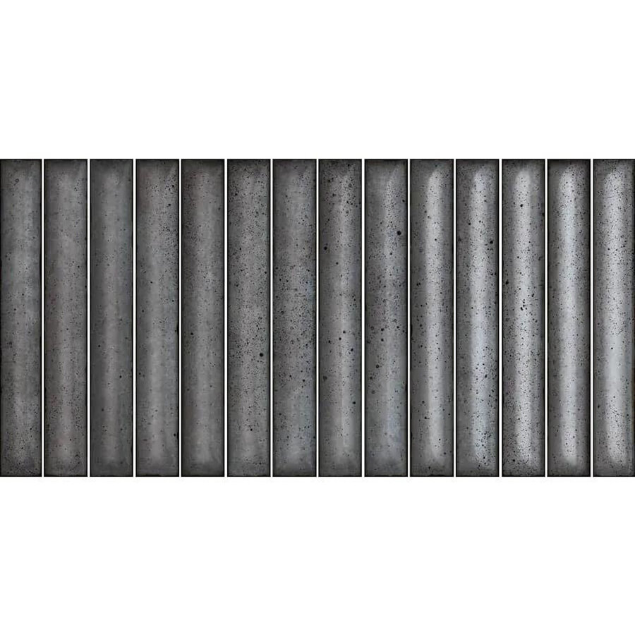Wandtegel Estudio Karatsu Charcoal Grey 11.5x23 cm (Prijs per M2)
