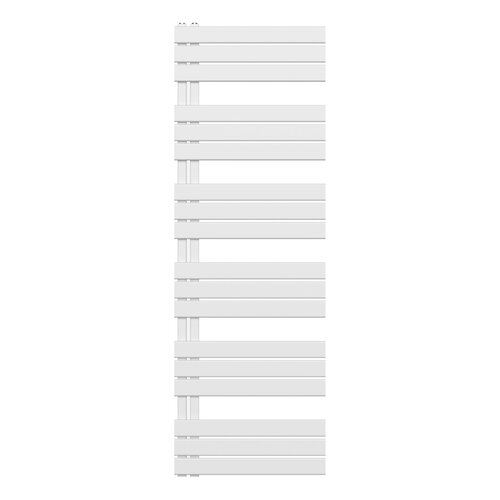Handdoekradiator BWS Boss Links aansluiting 1021W 180x60 cm Wit 