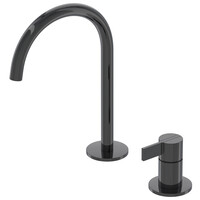 Wastafelkraan IVY Pact Coldstart 2-gats Zwart Chroom PVD