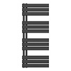 Handdoekradiator BWS Boss Links aansluiting 681W 120x50 cm Zwart