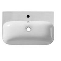 Wastafel BWS Mark 65.5 x 42 x 16.5 cm Keramiek Glans Wit