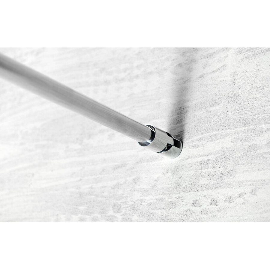 Inloopdouche Sapho Walk-In 100x190 cm met Muurprofiel Chinchilla Glas