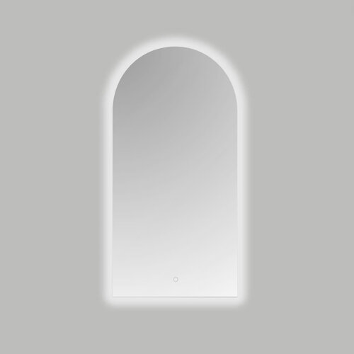 Spiegel Best Design Toog LED Verlichting 50x100 cm Met Touchknop En Afgeronde Bovenkant 