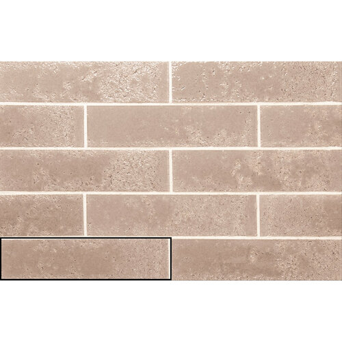 Wandtegel Stardos Pukka 6,4x26 cm Pale Rose (Prijs per M2) 