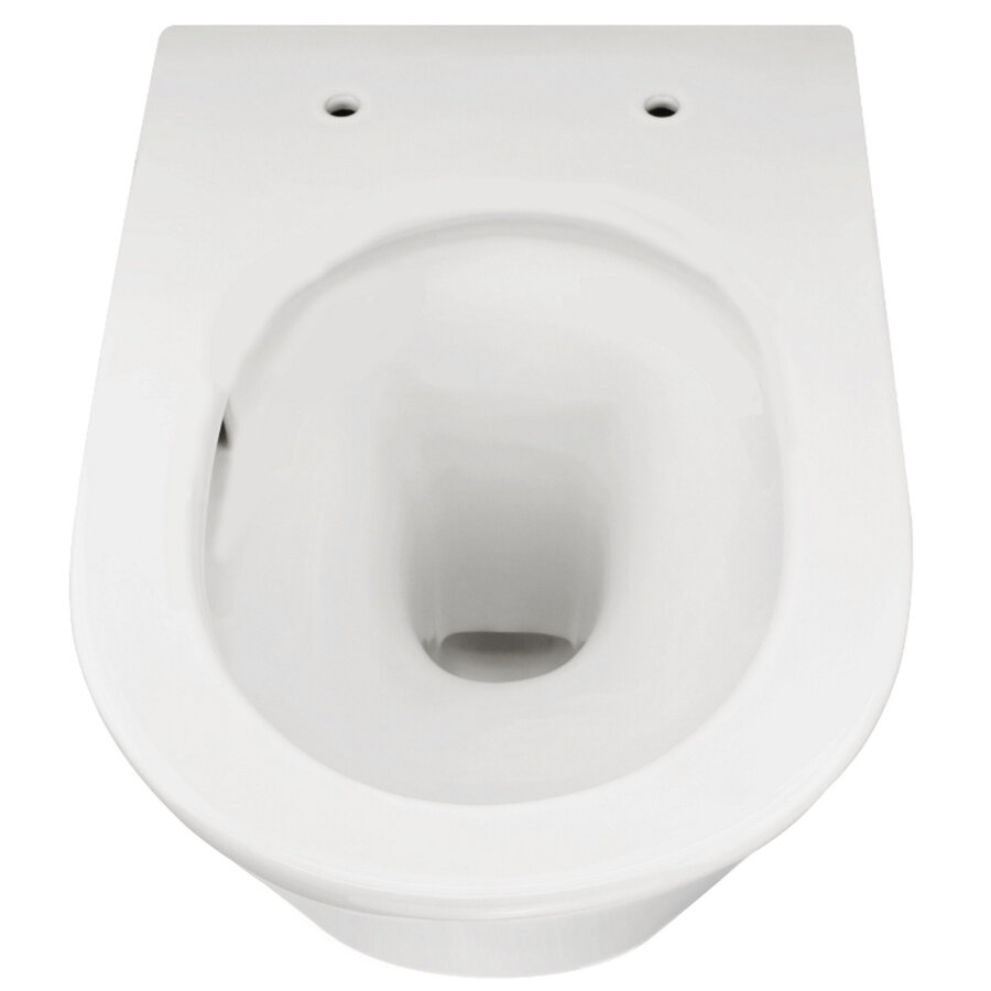 Wandcloset BWS Astev Rimless Tornado Flush Mat Wit