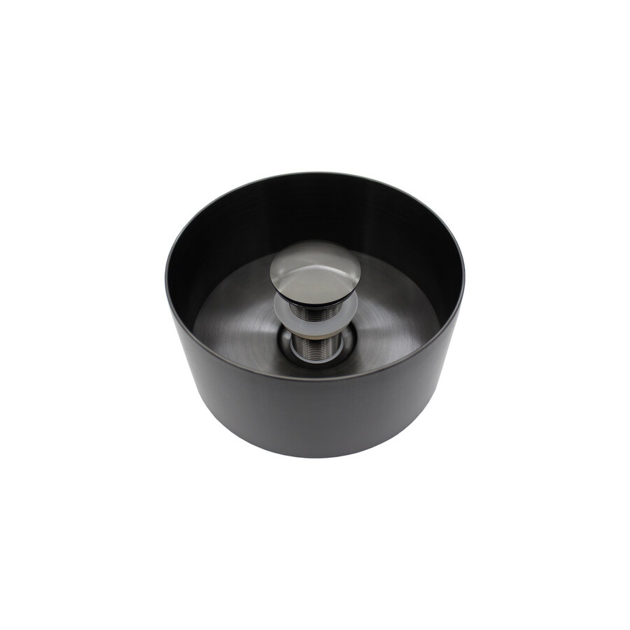 BWS Industrial Mini 21 cm incl Waste Gunmetal PVD