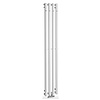 Sapho Designradiator Sapho Pilon Recht 27x180 cm 660W incl. 4 Haken Wit