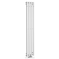 Designradiator Sapho Pilon Recht 27x180 cm 660W incl. 4 Haken Wit