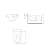 Wandcloset Pack Van Marcke Go Carissa Zonder Spoelrand Mat Wit (pk)