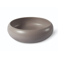 Waskom Luca Sanitair Ceramics Rond 41,5x41,5x12 Keramiek Mat Lichtgrijs
