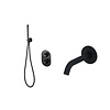 Sanilux Badset Sanilux Rubb Inbouw Met Thermostaat, Doucheslang en Handdouche Mat Zwart
