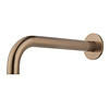 Boss & Wessing Baduitloop Inbouw BWS Karsten Rond 25 Cm 1/2 Geborsteld Brons Koper