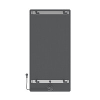 Elektrische Radiator Best Design Brenner Concrete 120x60cm 750W Beton Grijs