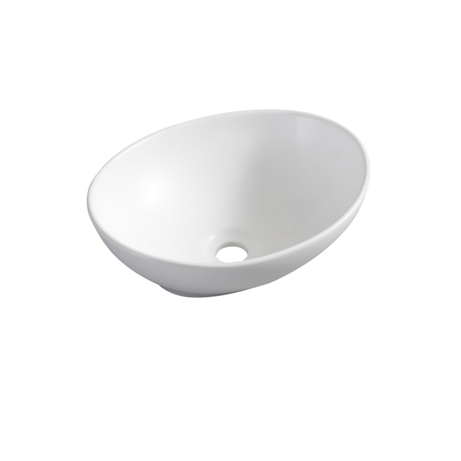 Opzetwaskom BWS Mark 40x33x14,5 cm Mat Wit Boss & Wessing