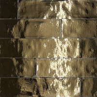 Mozaïek Stardos Zellige 6.2x25 cm Glossy Gold (Prijs per M2)