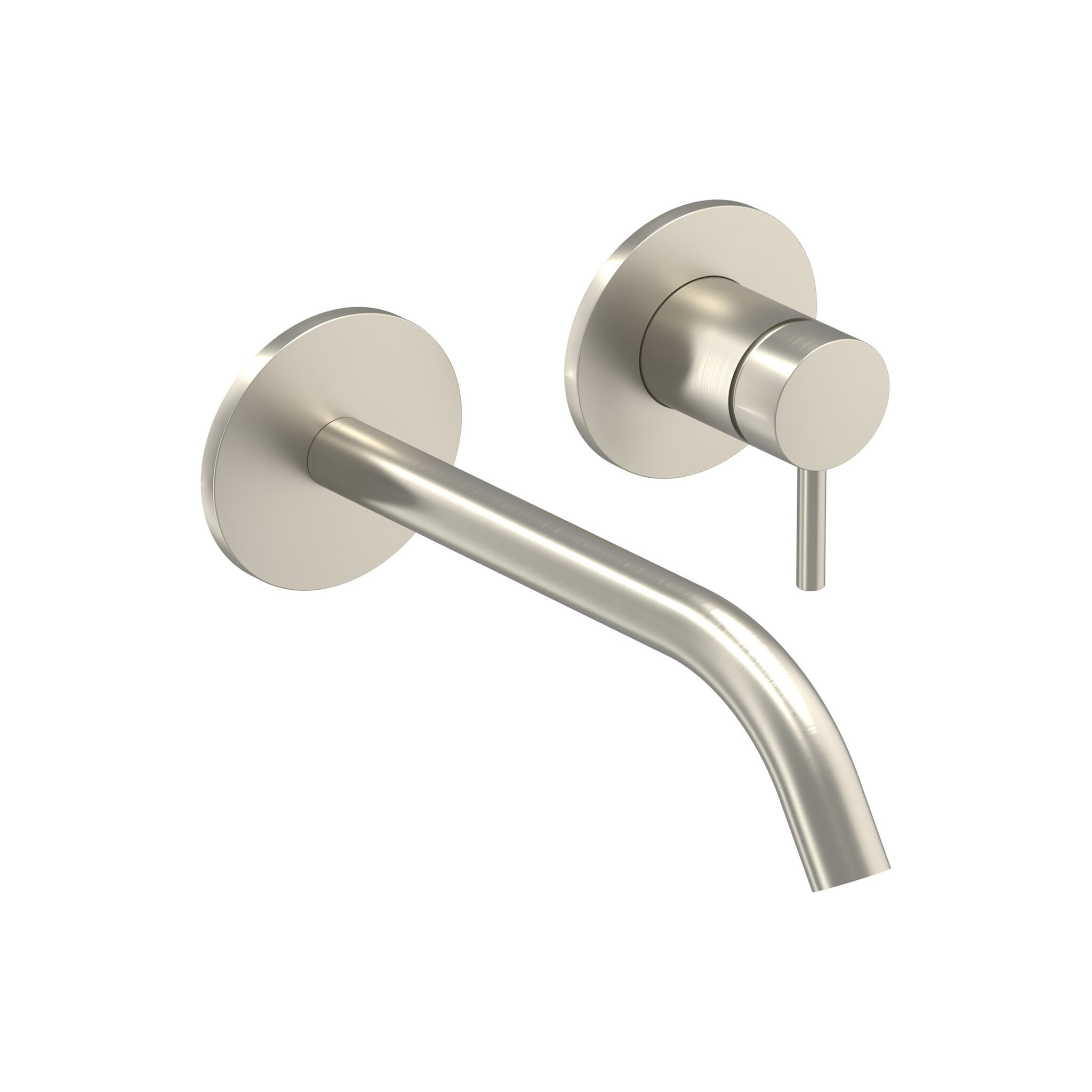 Inbouw Wastafelmengkraan IVY Bond 2-gats Coldstart Geborsteld Nickel PVD IVY